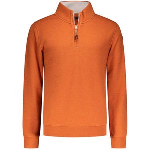 NZA - Oranje sweater met halve rits - Almond Orange