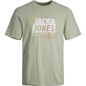 JACK&JONES PLUS JCOMAP SUMMER LOGO TEE SS CREW NEC PLS Heren T-shirt - Maat EU4XL US2XL