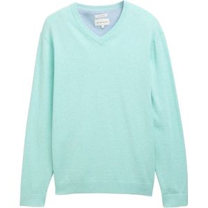 Tom Tailor Gebreide trui met V-hals in katoen Trui & Cardigan