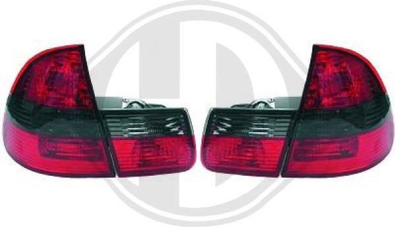 Diederichs - 1214697 - Achterlichten - Rood - Vierdelig