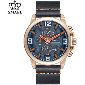 Sportief Casual Shockbestendig horloge | SMAEL 90733-R | Waterdicht | Stopwatch | Analoog | Mudmaster | Shock bestendig | Leger | Timer | Master | Luxe maar