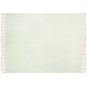 MITYAL - Plaid - Groen - 125 x 150 cm - Katoen