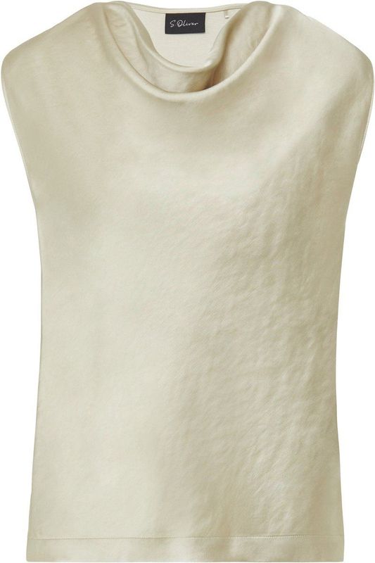 Blouse - Mouwloos - Satijnen - Luxe Viscosemix