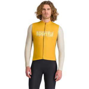 Sportful Supergiara Logo Thermal Trui Met Lange Mouwen Geel M Man