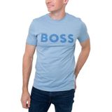 Boss - Casual Thinking - T-shirt - Lichtblauw