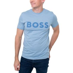 Boss - Casual Thinking - T-shirt - Lichtblauw