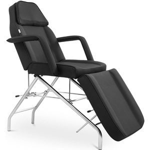 Physa - Behandelstoel - Zwart - Verchroomd Staal - 175 kg