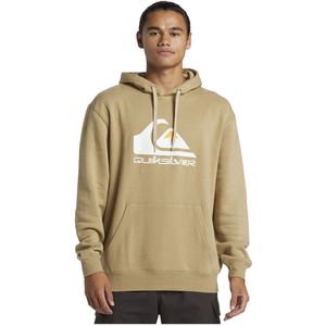 Quiksilver - Big Logo - Hoodie - Beige - Normale Pasvorm - Lange Mouwen