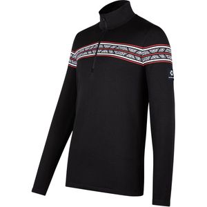 NEWLAND - N3 4122 man t-neck - Skipully heren - Zwart, wit