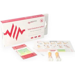 10 stuks Cholesteroltesten Totaal - Cholesterol Zelftest voor Cholesterolwaarde