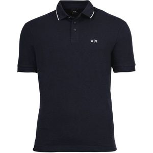 ARMANI EXCHANGE - Shirt - Navy/Wit - Poloshirt