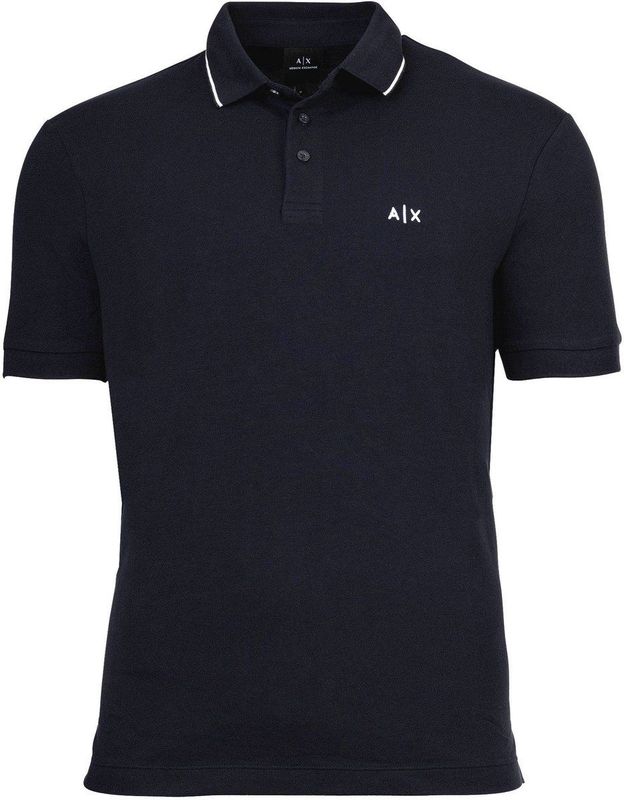ARMANI EXCHANGE - Shirt - Navy/Wit - Poloshirt