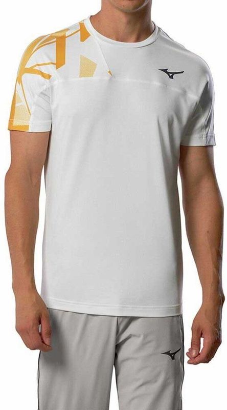 Mizuno - Daybreakers Shadow - T-shirt - Wit - Heren