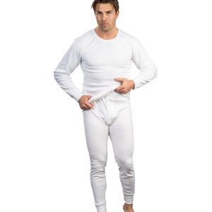 HL Tricot - Pantalon interlock wit - Maat S - Mannen - wit -