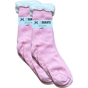 BLACK FRIDAY - Sukats® Huissokken - Homesocks - Maat 36-41 - Dames Huissokken - Antislip Sokken - Fluffy Sokken - Slofsokken - Variant 153 - Meerdere Maten en Varianten - Verwarmde Sokken