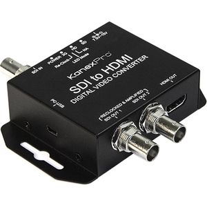 KanexPro SDI naar HDMI Converter met signaal EQ & Re-Clocking zwart