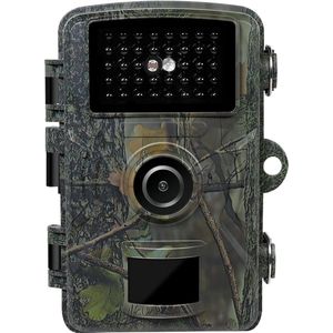 Equivera Wildcamera voor Buiten - Wildcamera met Nachtzicht - WiFi - Hoge Resolutie - Waterdicht - Wild Camera - Premium