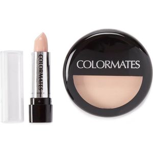 Colormates - Pressed Powder & Concealer - 7105 - Rose Beige - 14 g