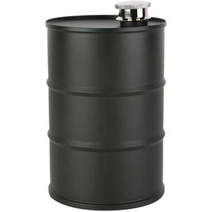 700 ml draagbaar roestvrijstalen biervat wijndrank-heupfles met afsluitdeksel (groen)