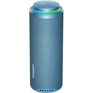 ​Tronsmart T8 Portable Outdoor Speaker 40W Boom 360 Sound IPX7 Waterproof 18H Playtime BeatSync Lights​​ Blue