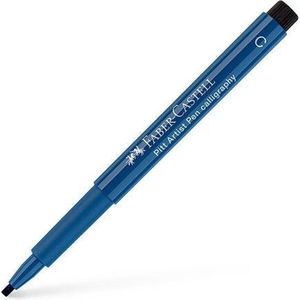 Faber-Castell kalligrafiepen - Pitt Artist Pen - C - 247 indanthreen blauw - FC-167547