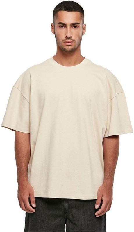 Build Your Brand - Ultra Heavy Cotton Box Tee - T-shirt - Zand - Heren