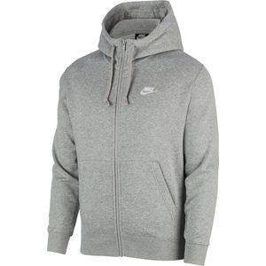 Nike - Sportswear Club Fleece Vest - Grijs Wit - Fleece Materiaal