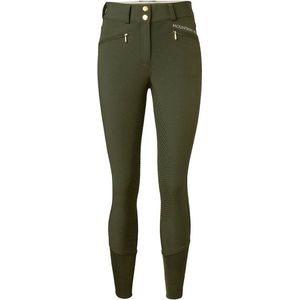 Mountain Horse Rijbroek Diana Highwaist Full Grip - maat 40 - green