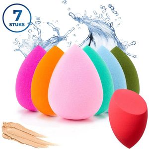 Premium Commerce® - Beauty Blender - Make-up Sponsjes - Powder Puff - Spons - 7 stuks - Luxe Touch!
