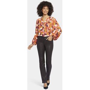 Marilyn Straight Jeans Zwart Coating Premium Denim