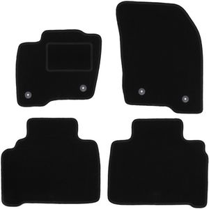 Zwarte veloursmatten voor: Ford Galaxy MK3 minivan (2015-)