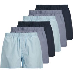 Jack&Jones Geweven boxershorts JACMILANO WOVEN BOXERS 6 PACK Set van 6