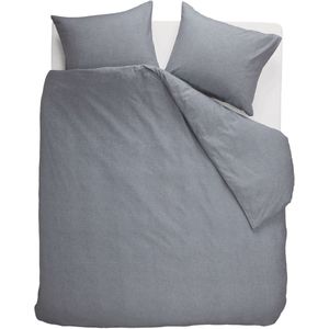 Beddinghouse - Frost Blue Grey - Dekbedovertrek - Grijs - Flanel