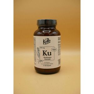 KoRo | Capsules met kurkuma-extract met piperine uit zwarte peper 120 stuks