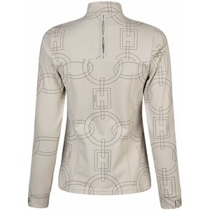 Pikeur Trainingsshirt Pikeur Selection Print Lichtgrijs - 38