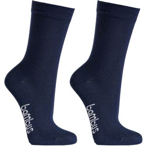 Bamboe kindersokken | Extra zacht | Anti bacterieel | Merk: Socks4Fun | Maat: 23 t/m 38 | 6 Paar