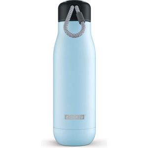 Zoku Hydration Drinkfles - Thermosfles - Waterfles - RVS - Licht Blauw