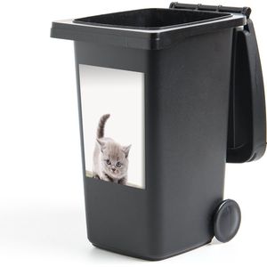 Container sticker Kitten - Kat - Huisdieren - Jongens - Kinderen - Meisjes - 40x60 cm - Kliko sticker