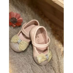 Calla Lily - Baby Ballerina's met enkelbandjes Beige