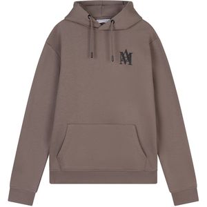 AMBIQUE winter hoodie jongens - Mike - taupe - maat 140