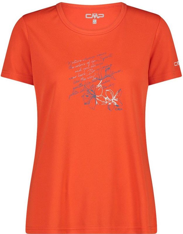 CMP - Dames-T-shirt - Met Dry-Function Technologie - Anti-UV-behandeling - Ademend