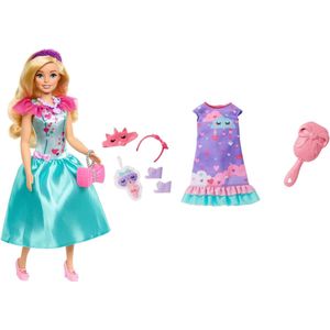 Barbie My First Barbiepop - Paarse jurk met accessoires - Barbiepop
