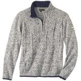 ATLAS FOR MEN - Gebreide schipperstrui met kabelpatroon - Heren - Verkrijgbaar in grote maten - L