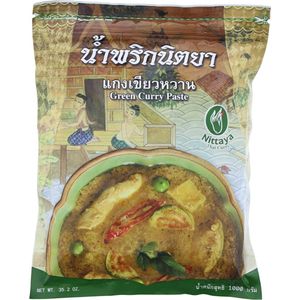 Nittaya Kruidenpasta groene curry - Zak 1 kilo