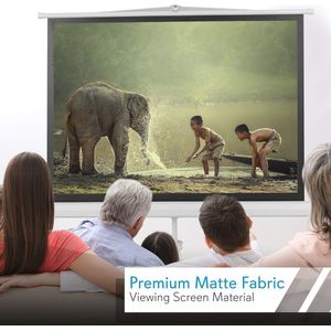 Draagbaar Statief voor Projectiescherm - 50 Inch Mobiel Projectiescherm