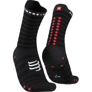 Pro Racing Socks v4.0 Ultralight Run High - Black/Red