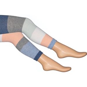 Bonnie Doon  - Kinderen - Voetloze Maillots  - Colour Switch Legging  - Light Denim Heather - Maat 92-98