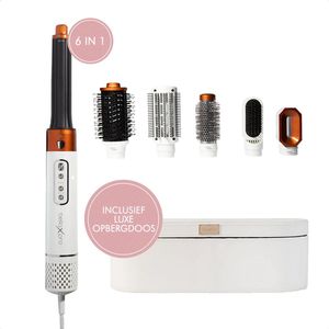 bellaXpro 5-in-1 Multistyler – Krultang, Föhnborstel en Airstyler met Hairwrap Technologie – Warmteborstel voor Kort en Lang Haar – Inclusief Luxe Cadeauset