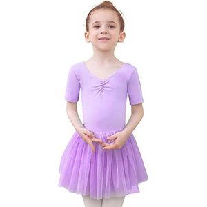Balletjurk Meisjes met Tutu - V-hals Kort/lange Mouw Gymnastiek Kostuum