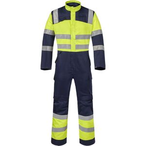 HAVEP Overall Multiprotector 20433 - Marine/Fluo Geel - 64